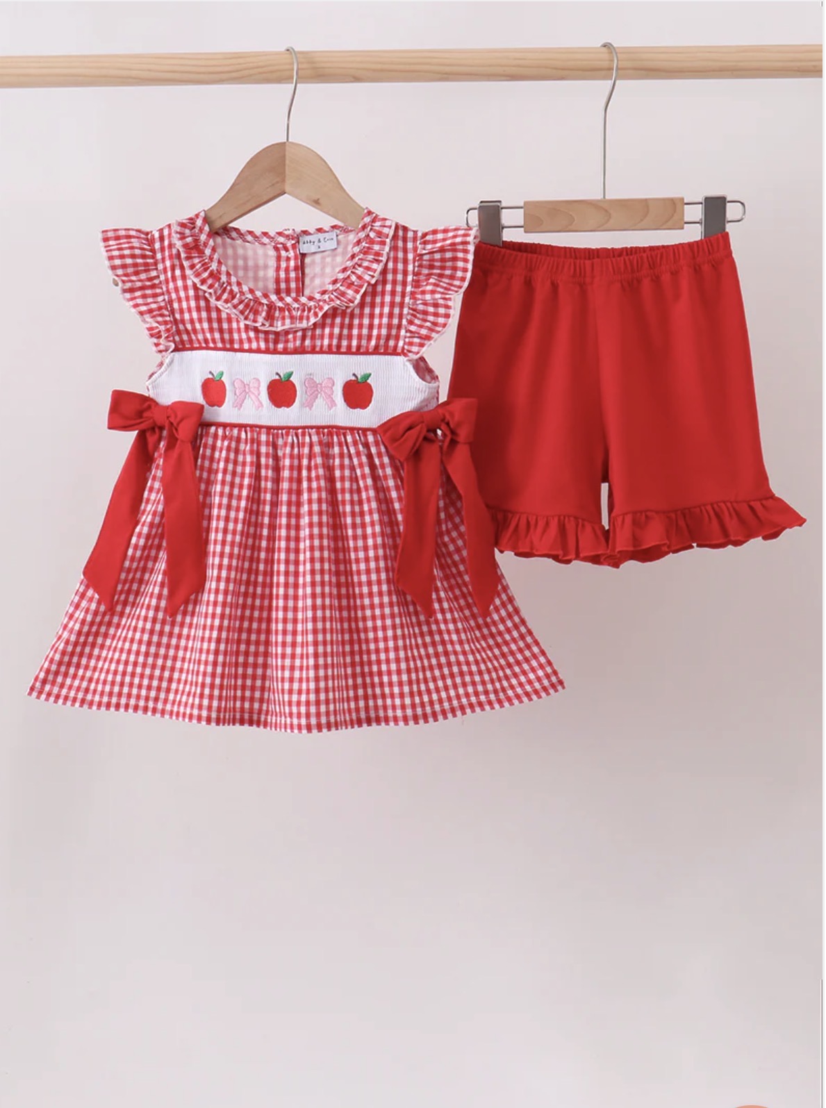 Apple Orchard Smocked Short Set