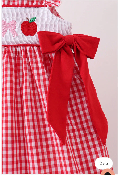 Apple Blossom Smocked Dress