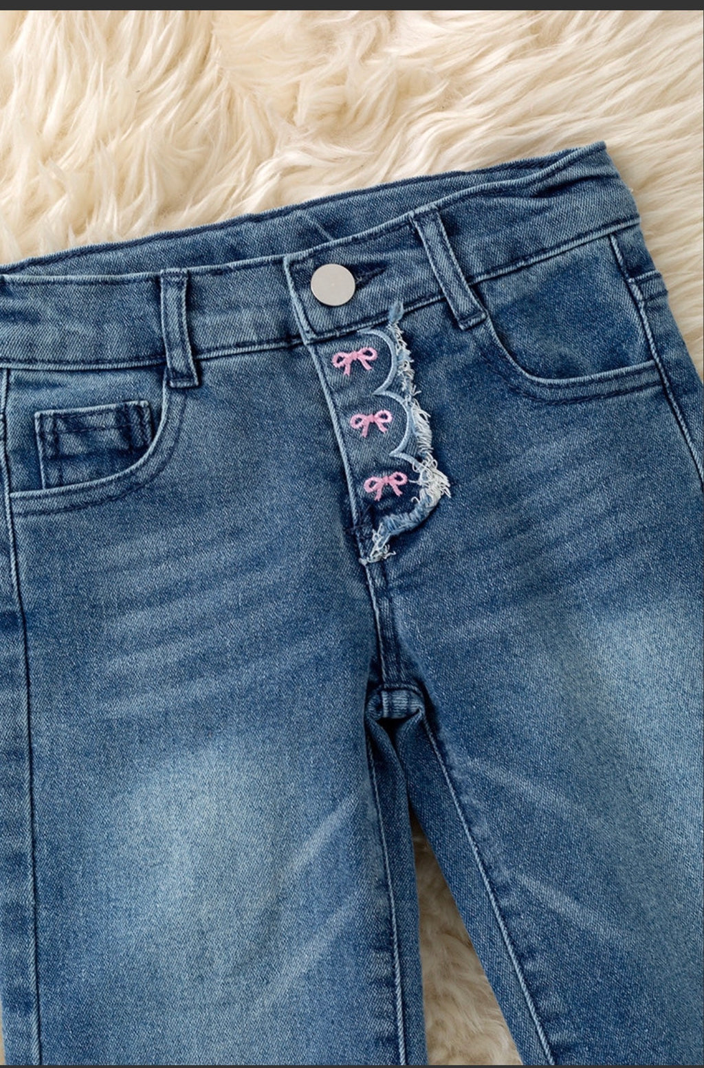 The Sweetheart Bow Jeans 🎀