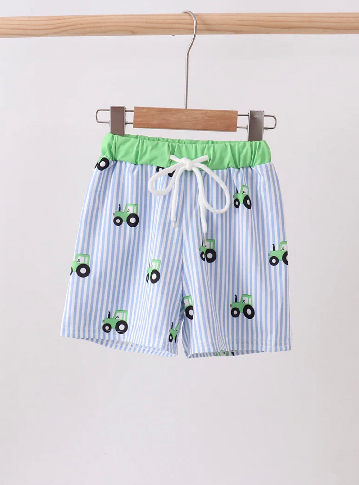 Little Tractor Swim Trunks