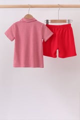 The School Bus Polo Short Set