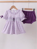 Lavender Meadow Bloomer Set