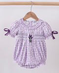 Lavender Fields Bubble Romper