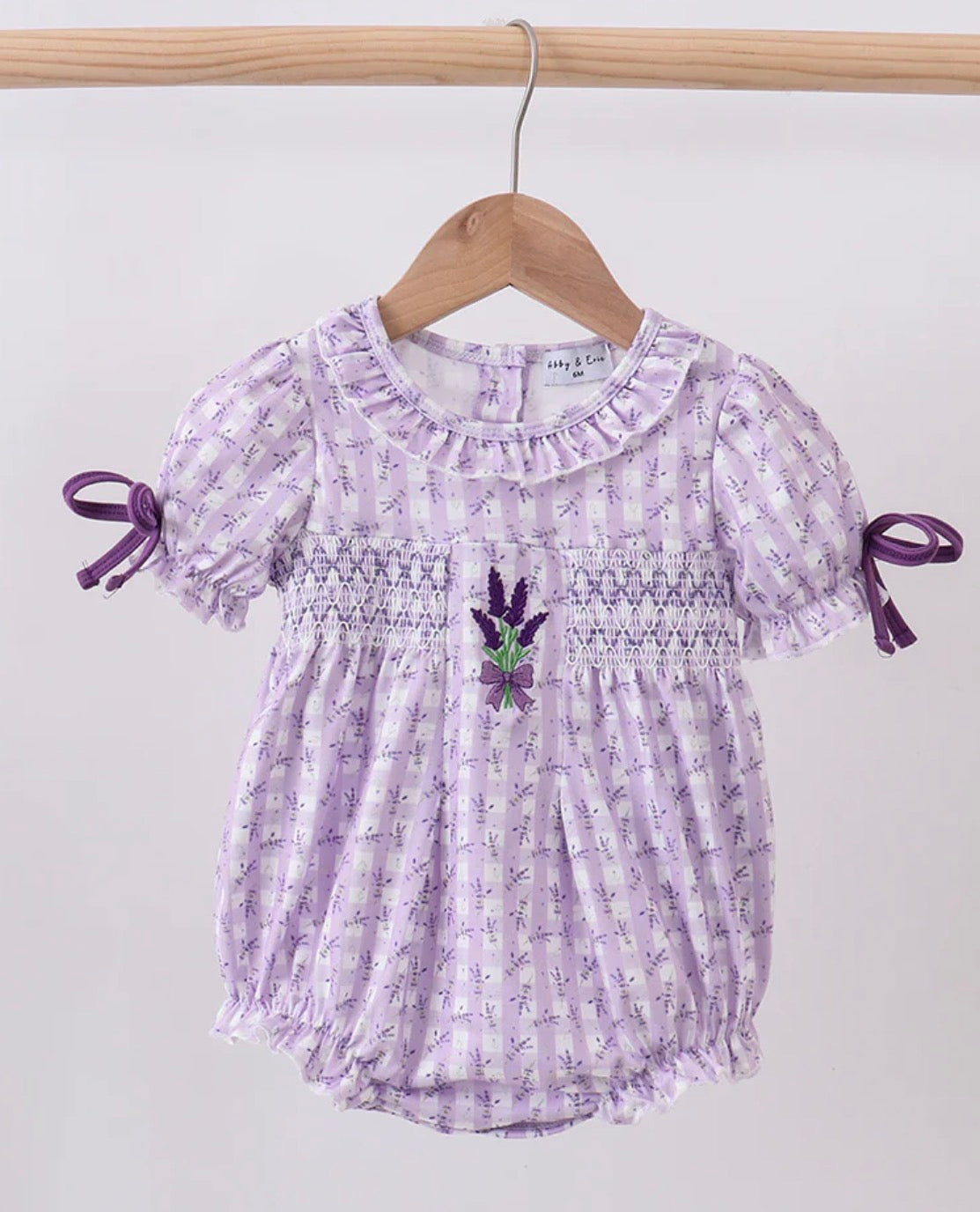 Lavender Fields Bubble Romper