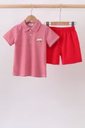 The School Bus Polo Short Set