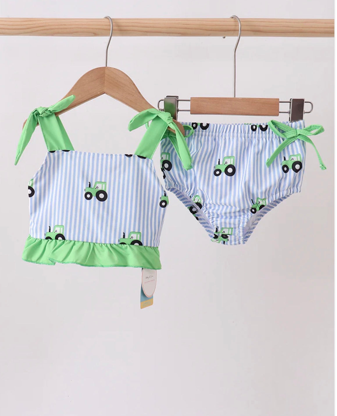 Little Tractor Tankini Set