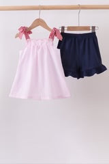 The Sweet Apple Ruffle Short Set