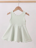 Scalloped Athletic Dress