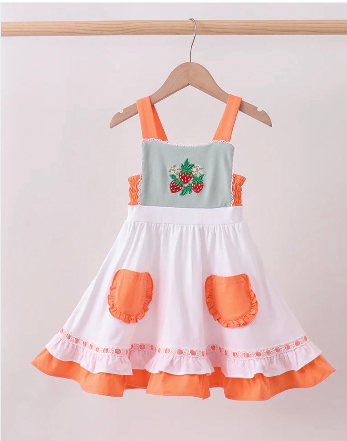 Strawberry Patch Pocket Dress