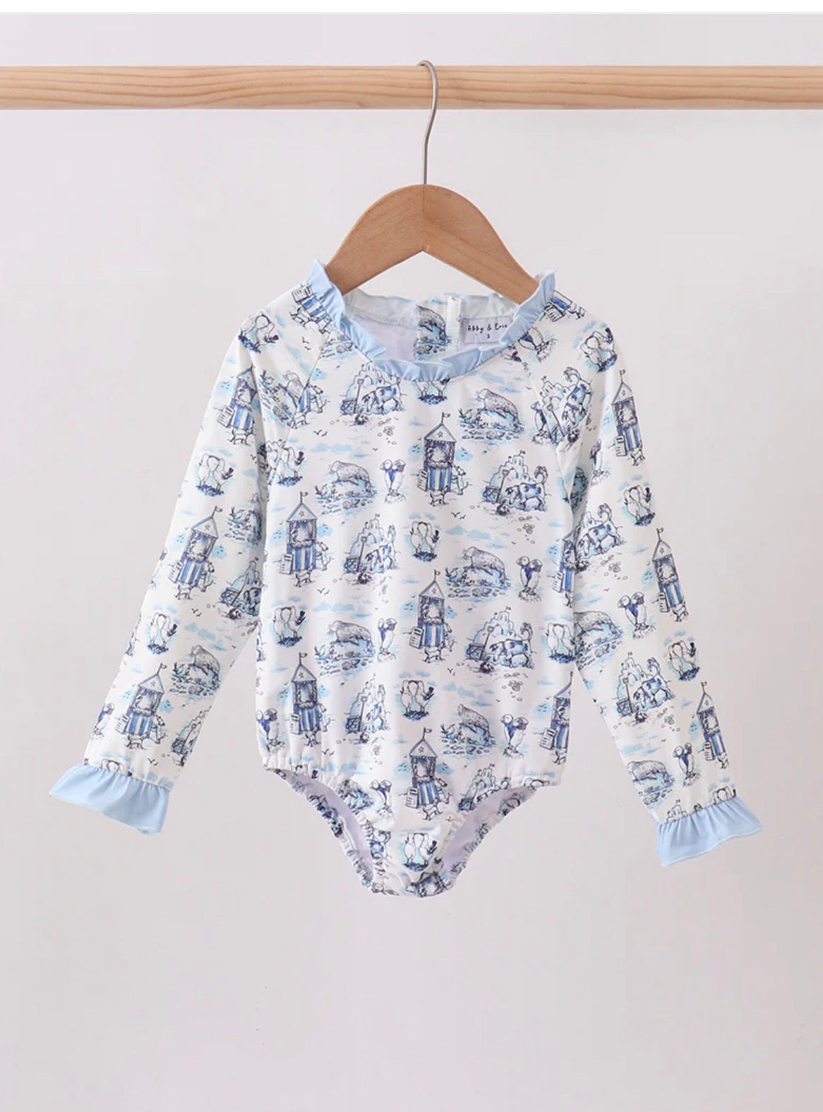 Blue Harbor Rash Guard Swimsuit