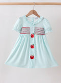 Apple Picking Smocked Dress