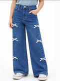 The Sweet Bow Wide Leg Jeans