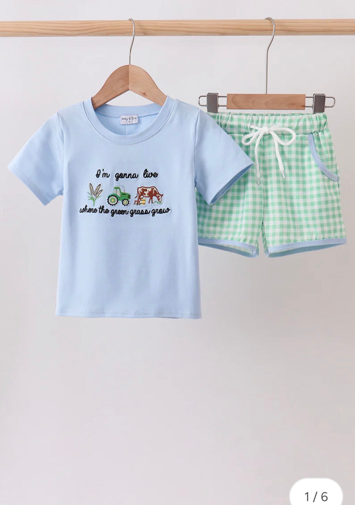 Green Grass Grow Short Set