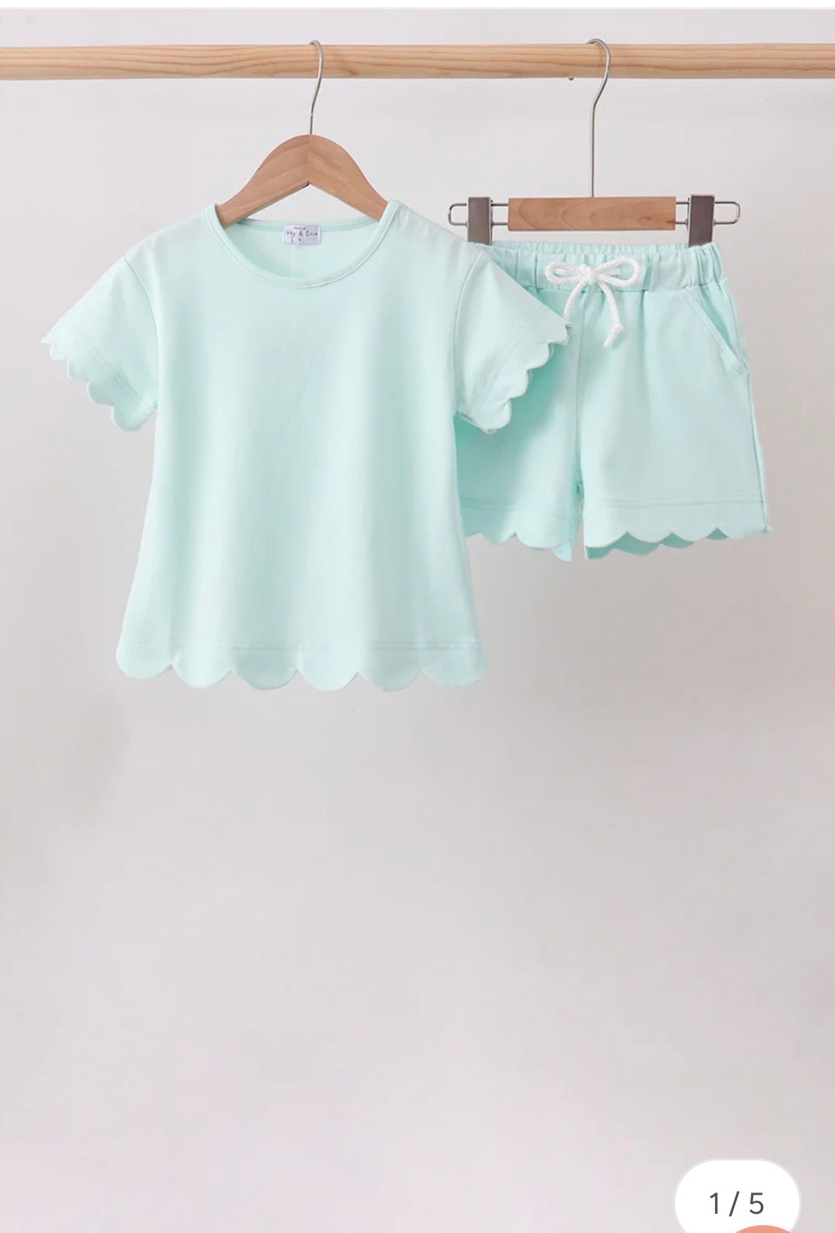 Everyday Scallop Short Set | Multiple Colors Available