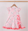 Pink Petal Patch Dress
