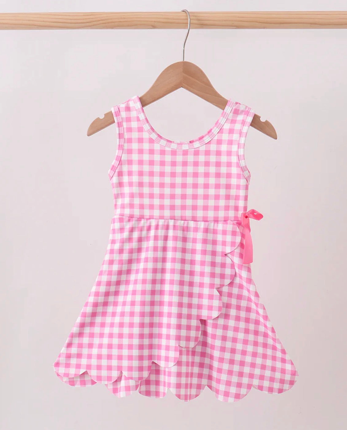 Pretty in Pink Gingham Dress
