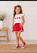 The Apple of My Eye Skort Set
