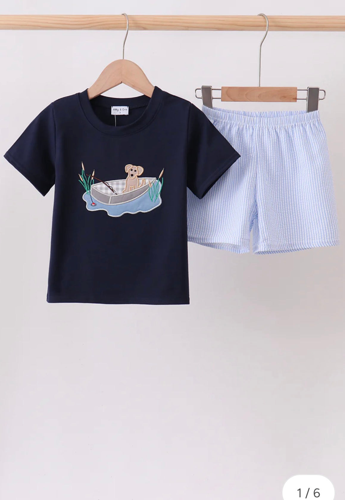 🛶 Little Skipper Short Set
