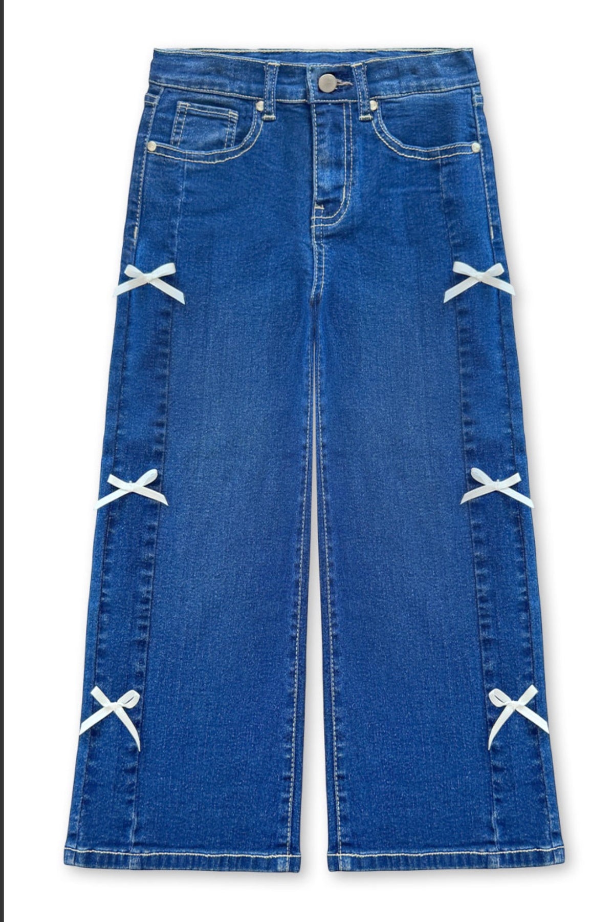 The Sweet Bow Wide Leg Jeans