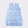 Bow Print Kids Girls Canvas Backpack