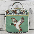 Duck Printed Canvas Lunch Boxes Bag