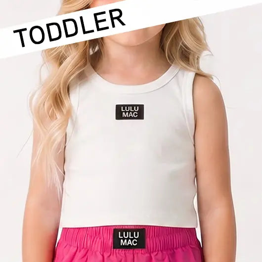 Lulu Mac Ribbed Tank (Toddler) – Multiple Colors