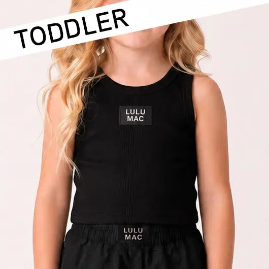 Lulu Mac Ribbed Tank (Toddler) – Multiple Colors