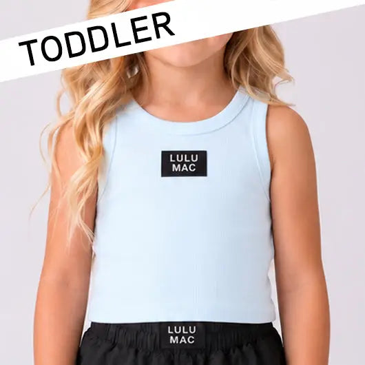 Lulu Mac Ribbed Tank (Toddler) – Multiple Colors