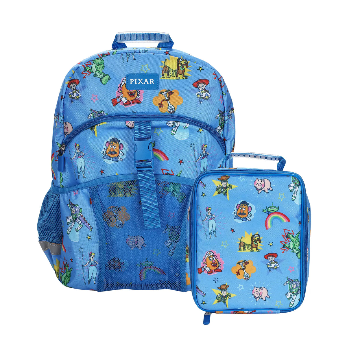 Toy Story Favorite Characters 2-Piece 16” Kids Backpack & Lunch Box Set For School and Travel